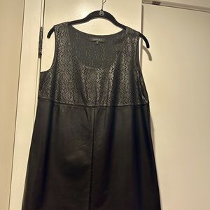 Lafayette 148 leather tunic
